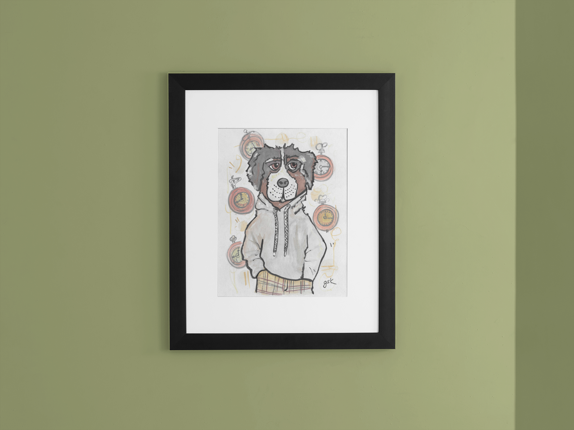 Bernese Mountain Wall Art