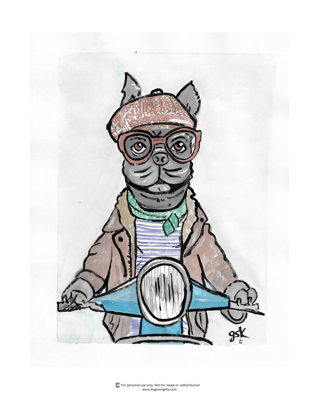 Bulldog - Wall Art Printable - Dog Digital Download