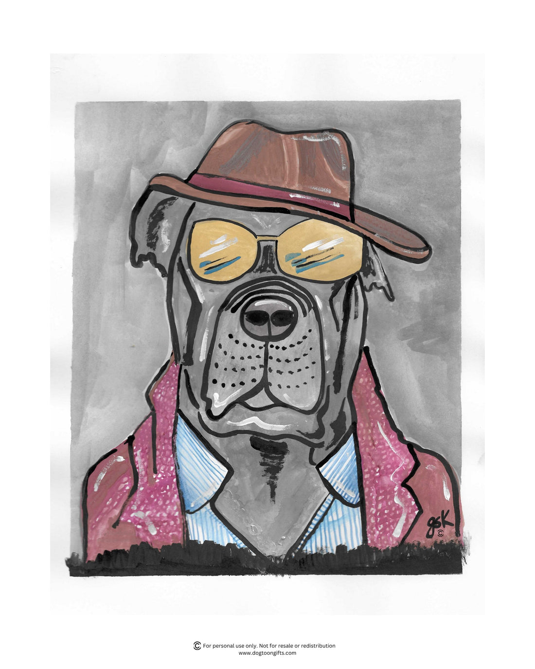 Cane Corso - Wall Art Printable - Dog Digital Download