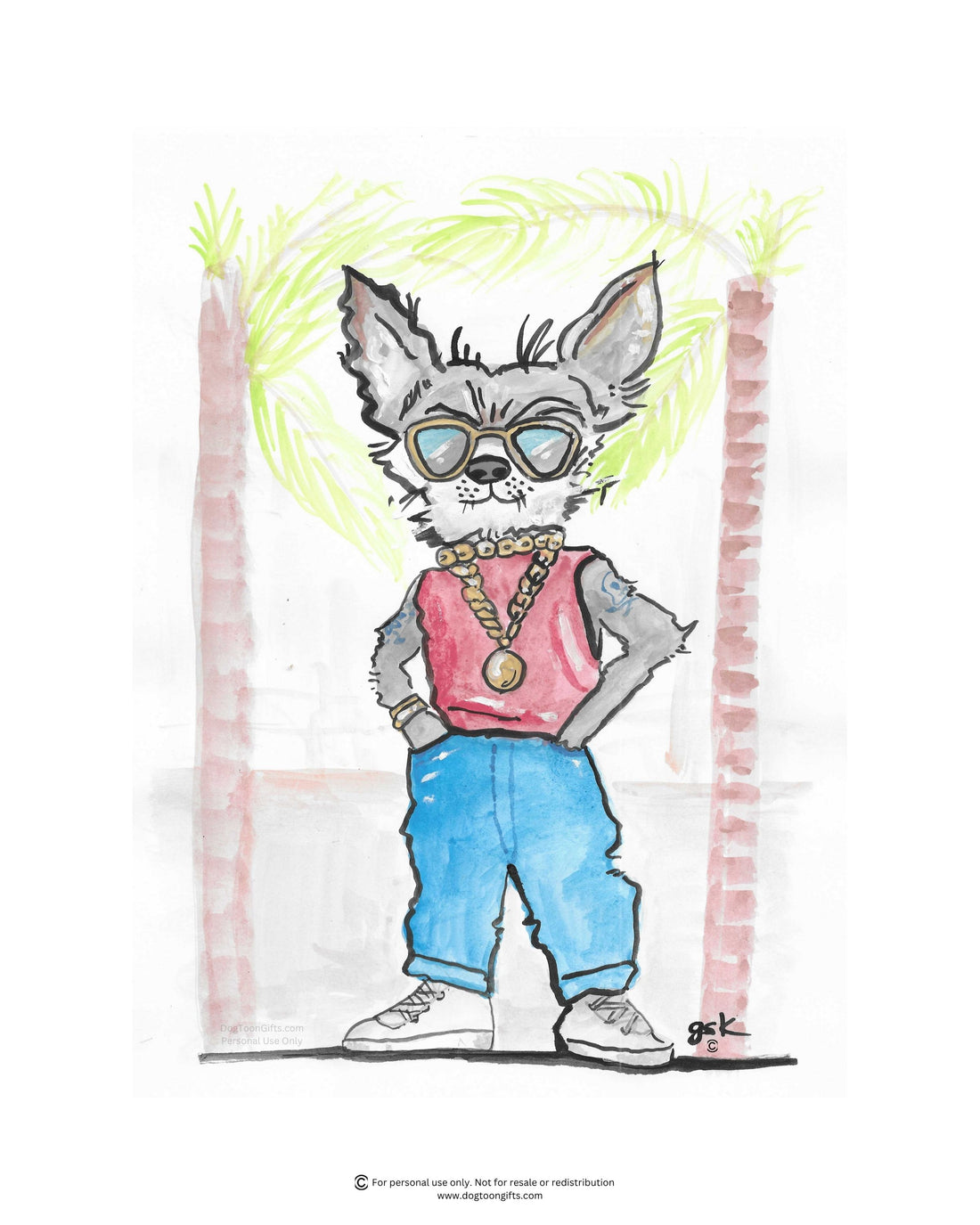 Chihuahua - Wall Art Printable - Dog Digital Download