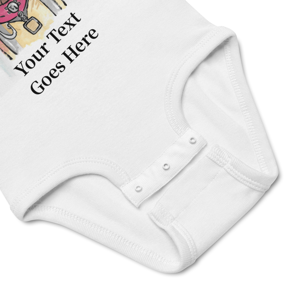 Custom Dog Baby Bodysuit – Personalized Gift with DogToon Art
