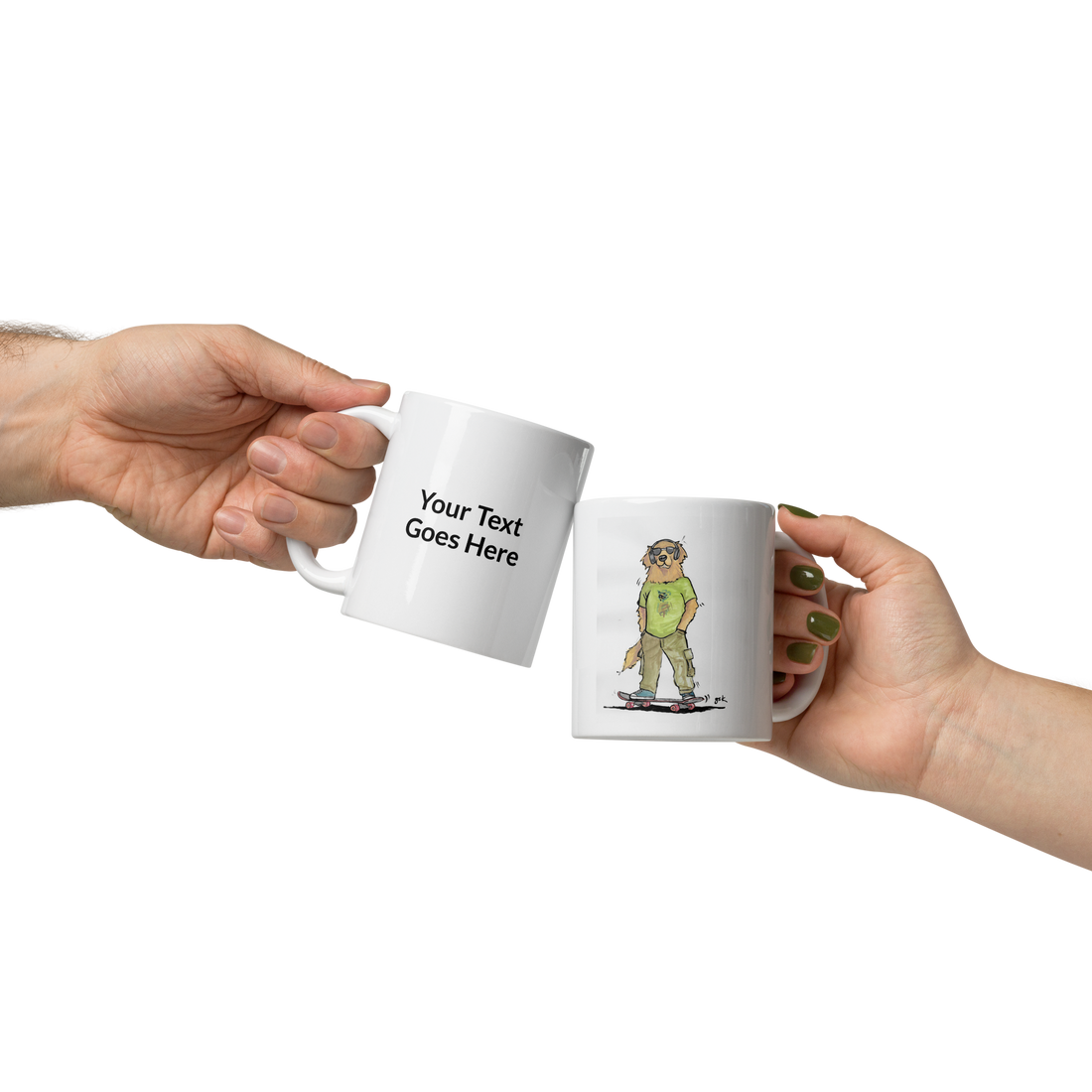 Custom Dog Mug – Personalized Gift with DogToon Art