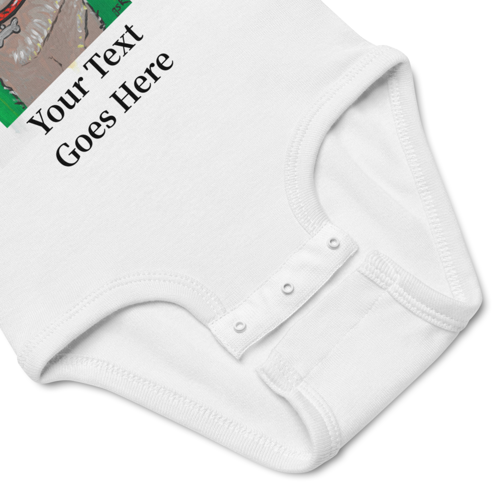 Custom Dog Baby Bodysuit – Personalized Gift with DogToon Art