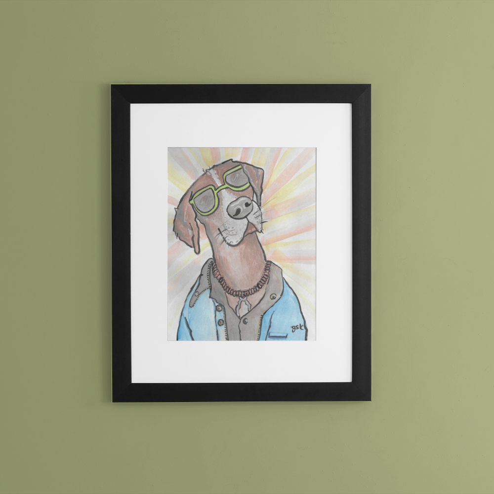 German Shorthaired Pointer - Wall Art Printable - Dog Digital Download