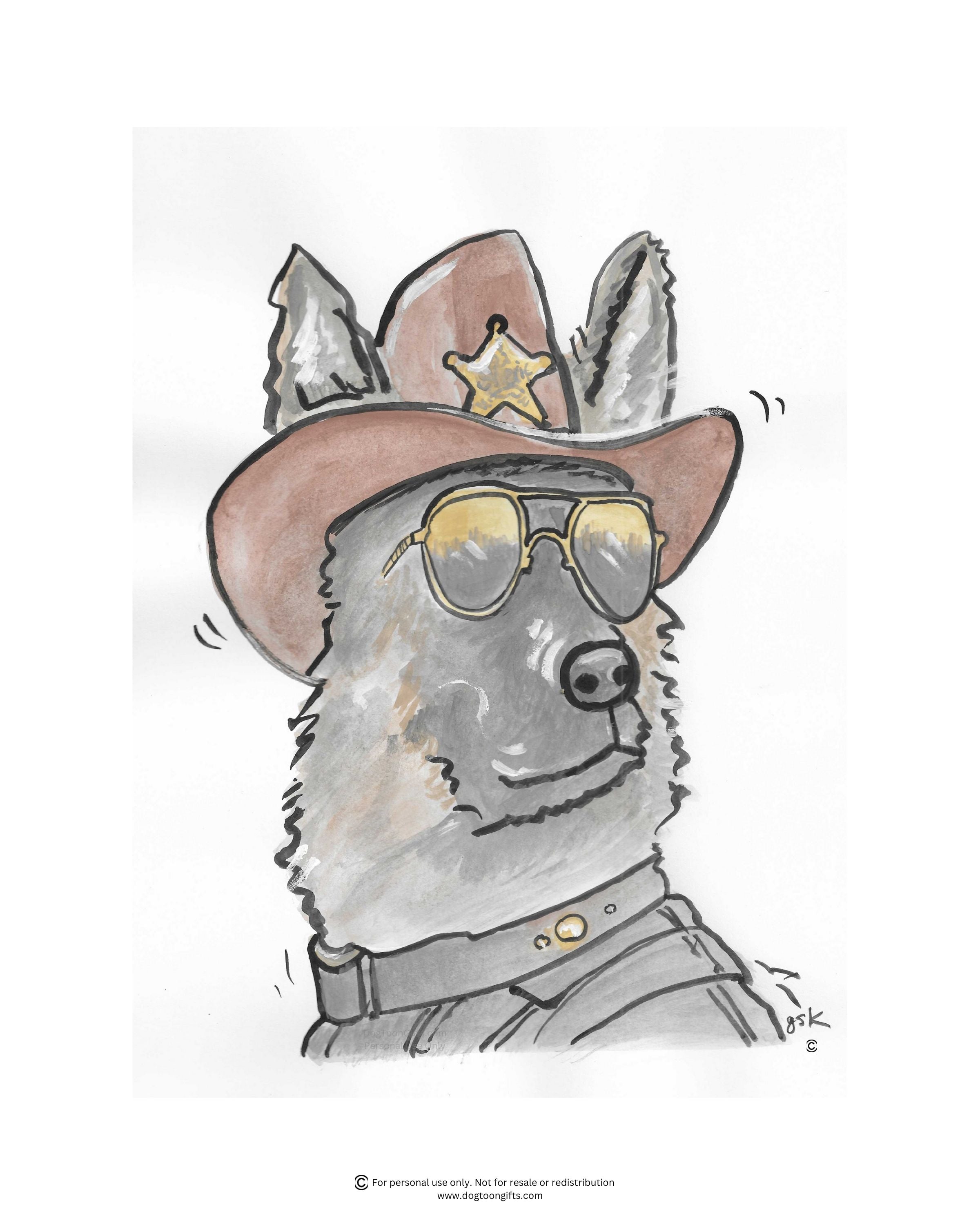 German Shepherd Digital Download