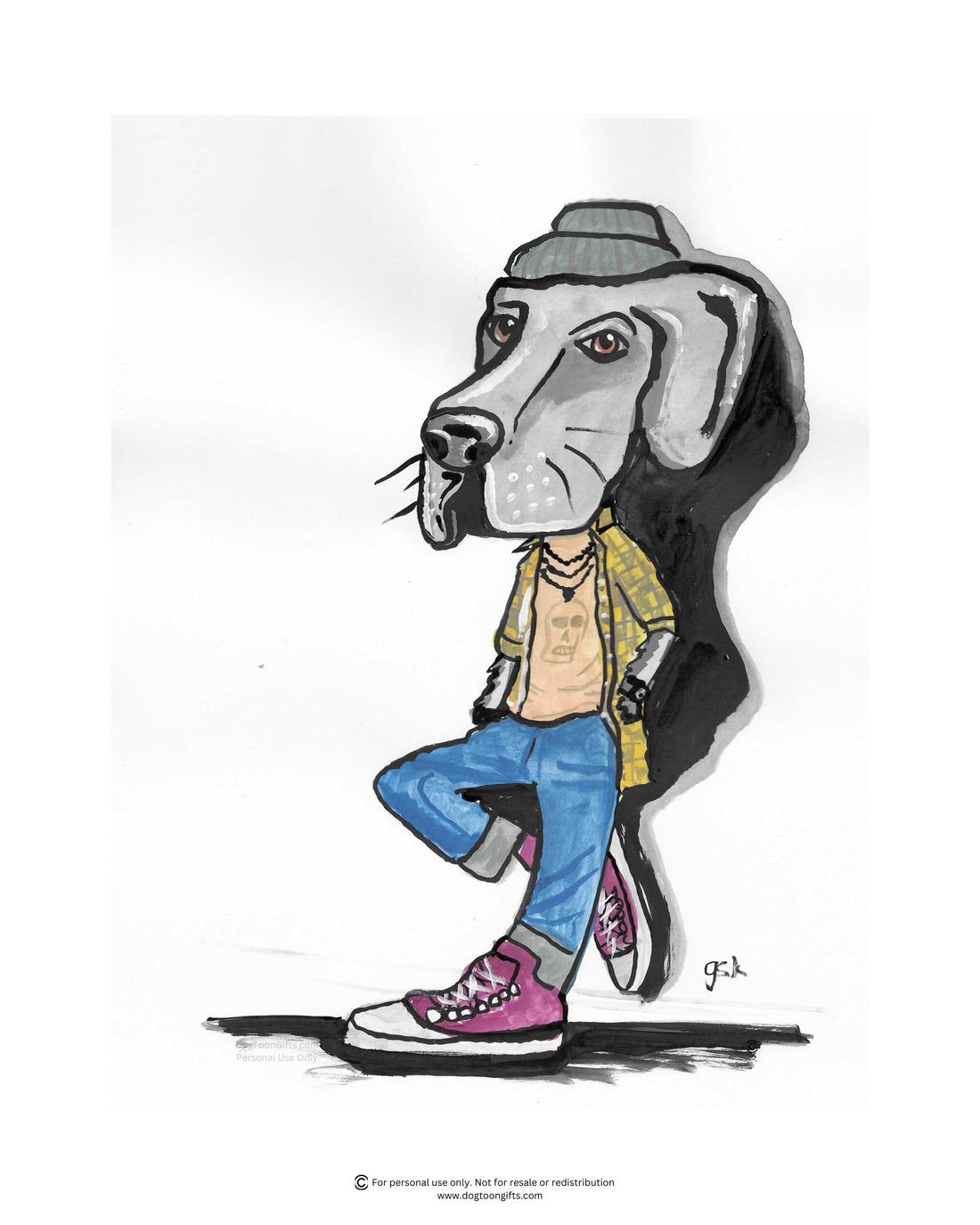 Great Dane - Wall Art Printable - Dog Digital Download