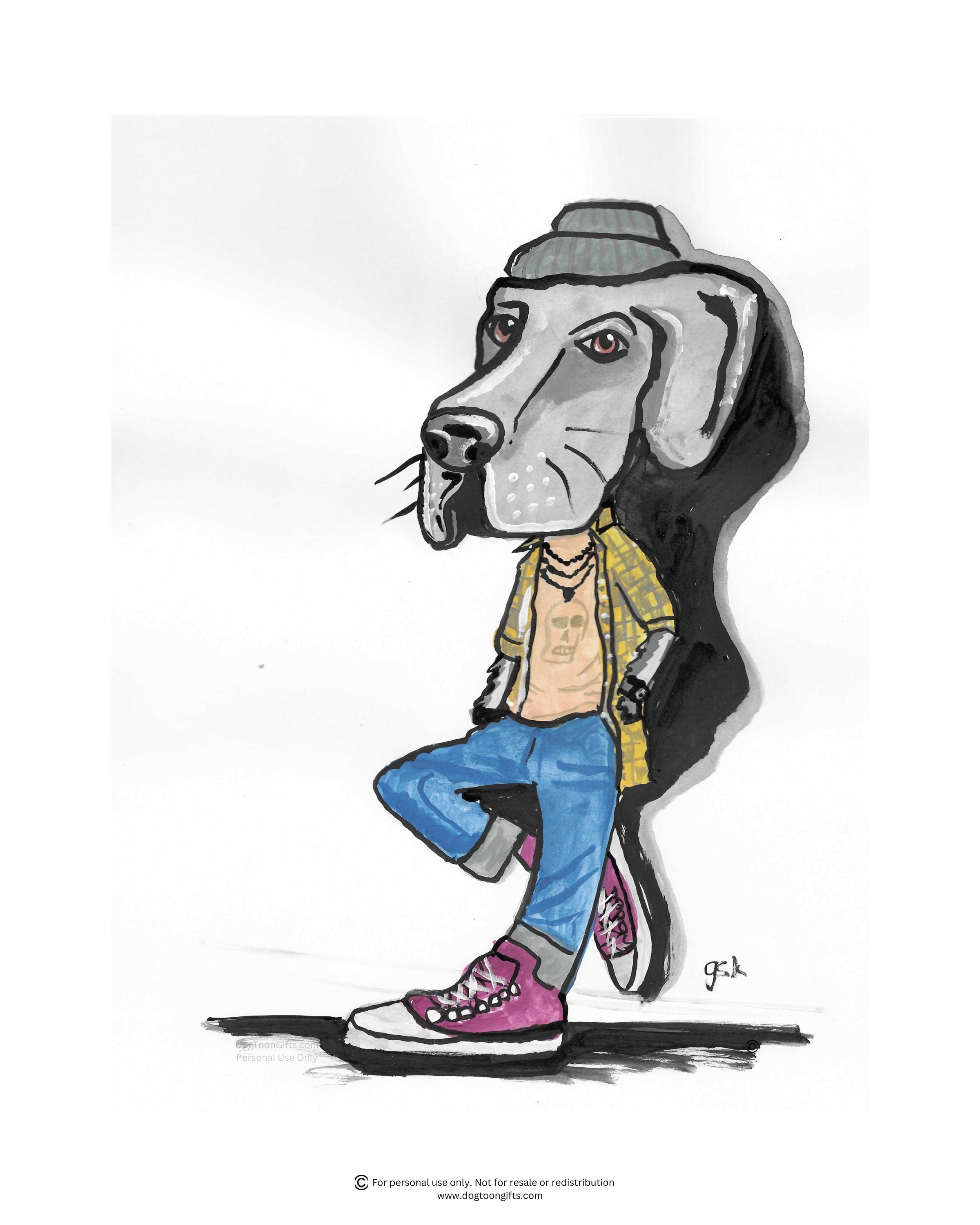 Great Dane - Wall Art Printable - Dog Digital Download