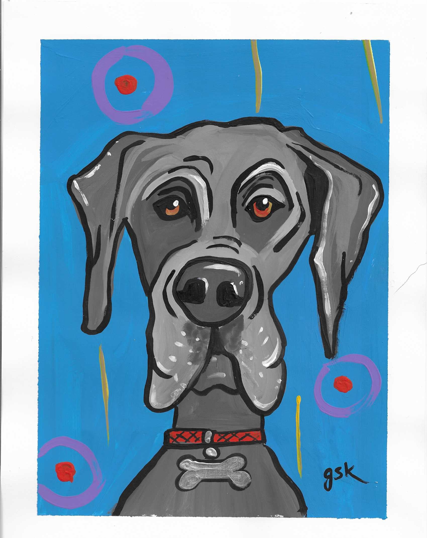 Great Dane Color-Me Baby Bodysuit