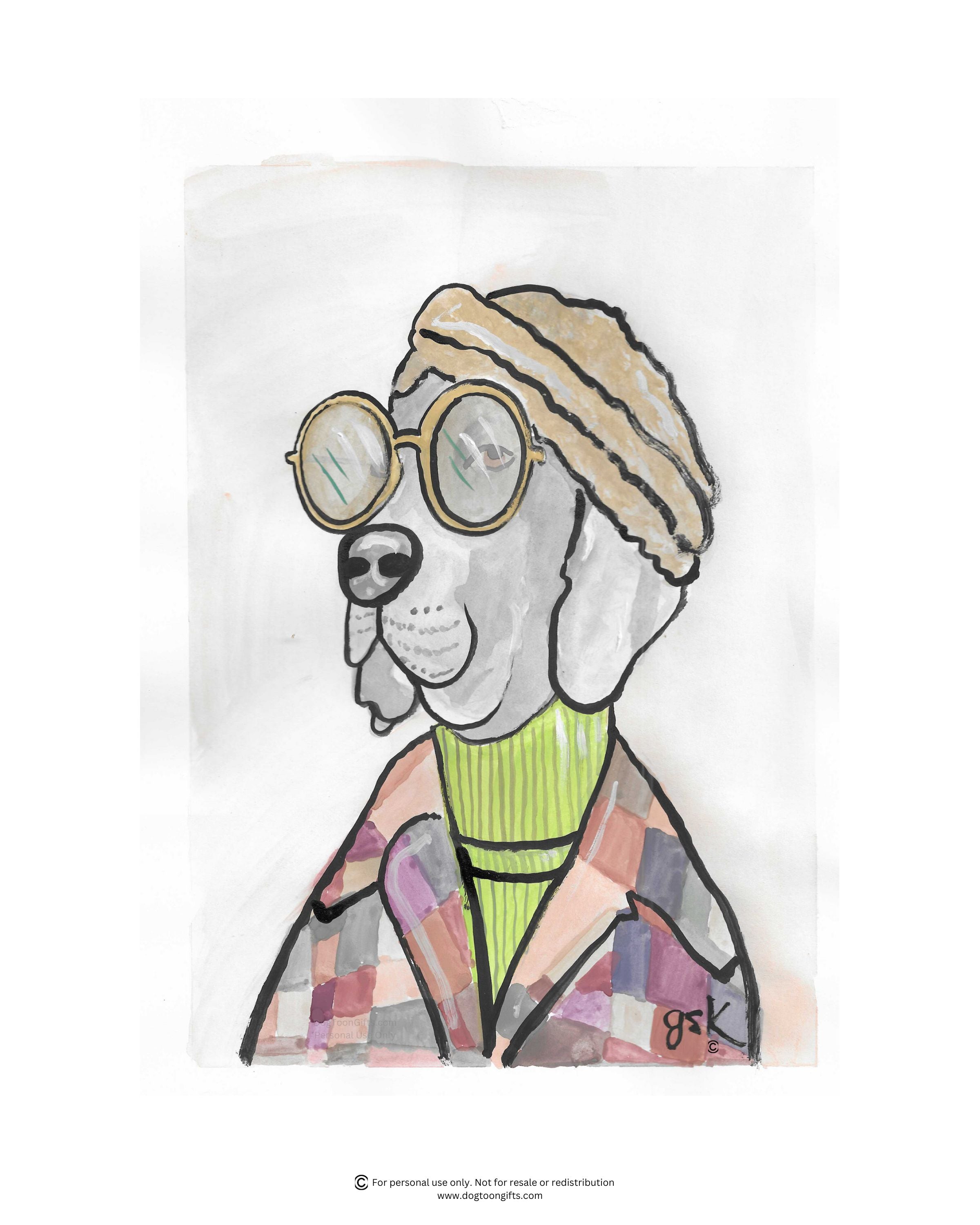 Great Dane - Wall Art Printable - Dog Digital Download