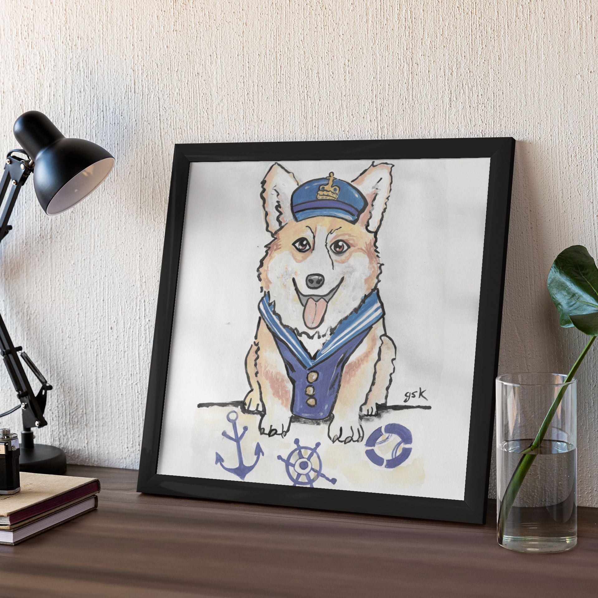 Pembroke Welsh Corgi - Wall Art Printable - Dog Digital Download