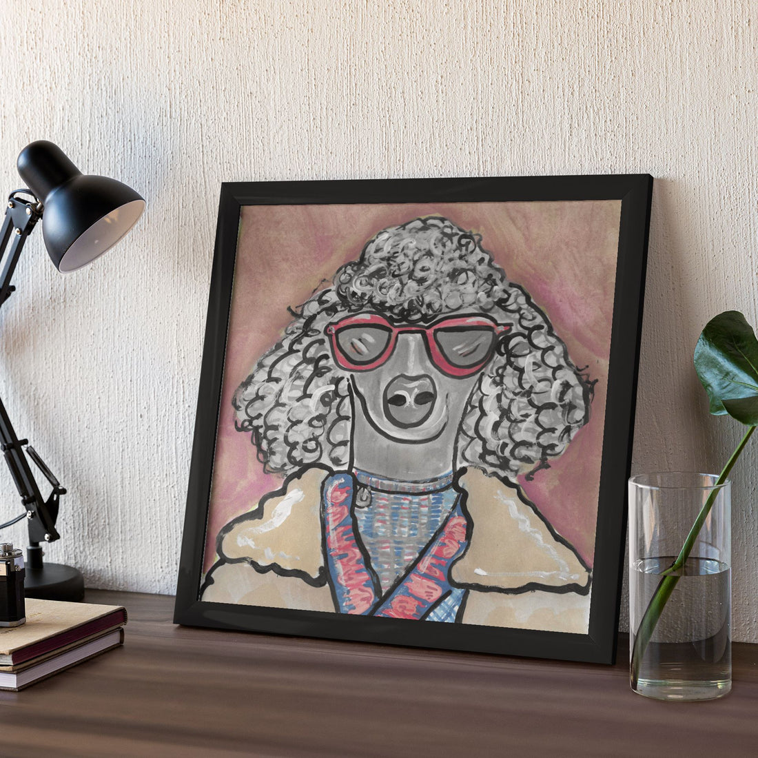 Poodle - Wall Art Printable - Dog Digital Download