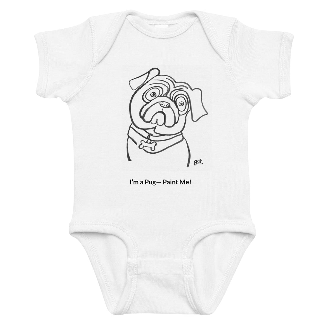 Pug cartoon gifts - mugs, shirts, wall art