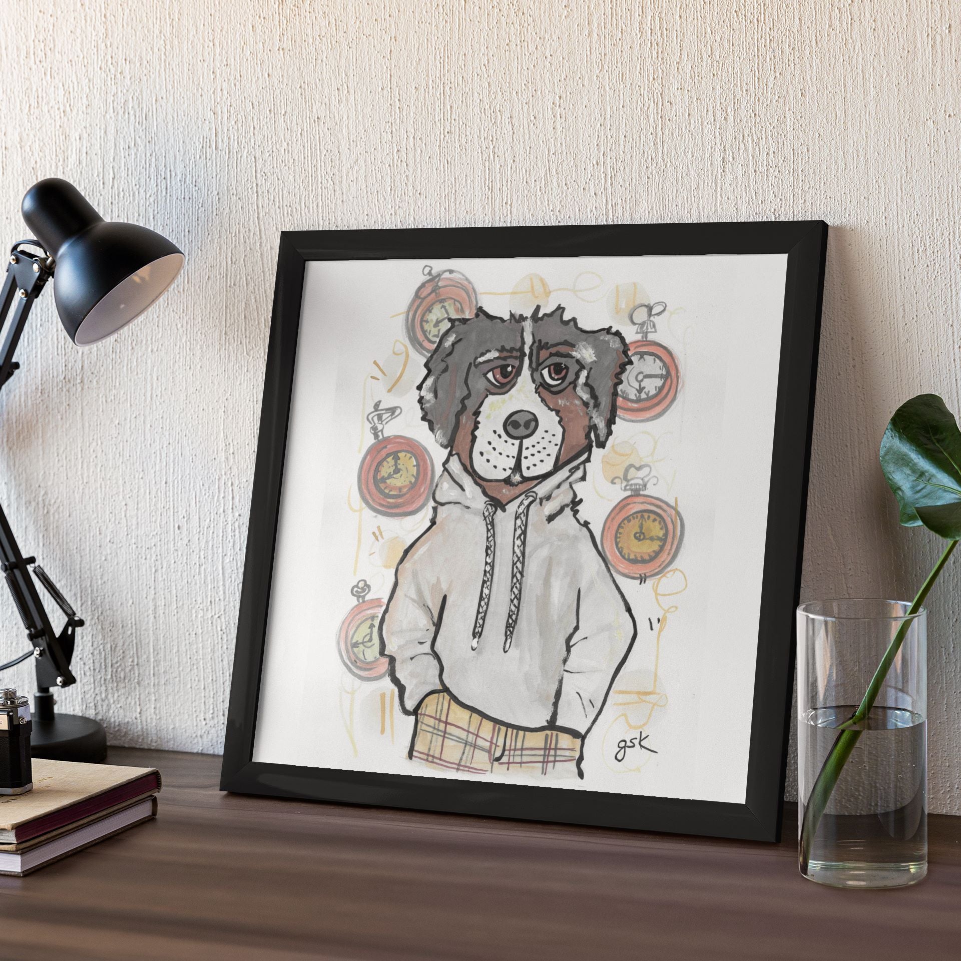 Bernese Mountain - Wall Art Printable - Dog Digital Download