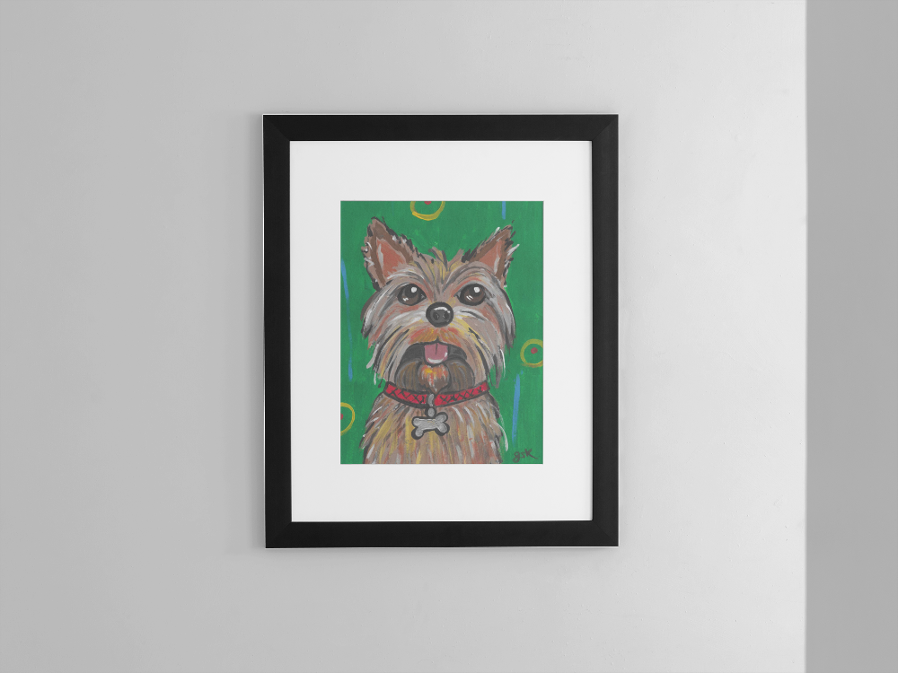 Yorkshire Terrier - Wall Art Printable - Dog Digital Download