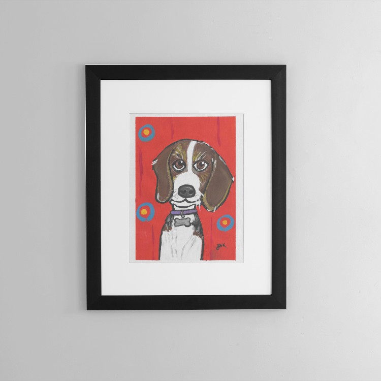 Beagle - Wall Art Printable - Dog Digital Download