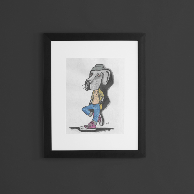 Great Dane - Wall Art Printable - Dog Digital Download