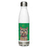 Yorkshire Terrier dog water bottle with cartoon artwork