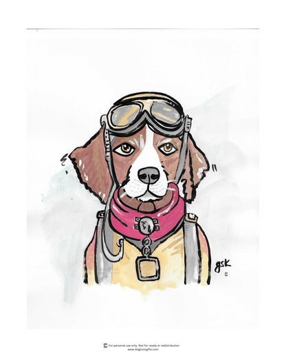 Beagle cartoon gifts - mugs, shirts, wall art