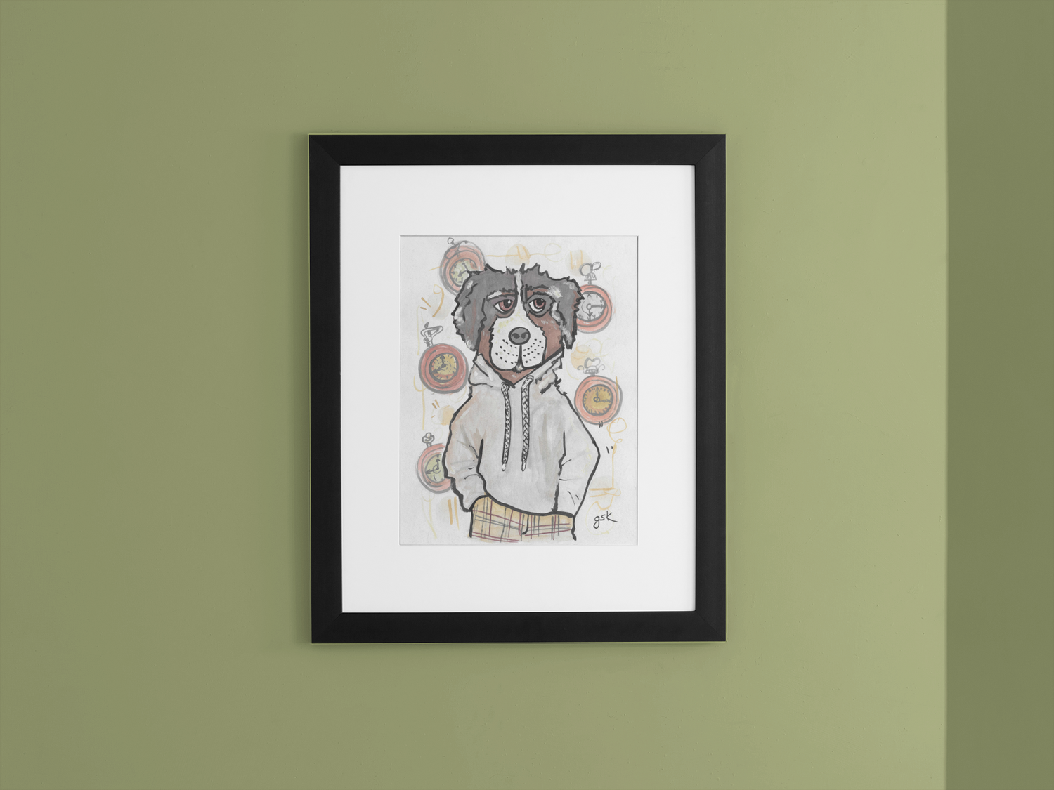 Bernese Mountain Wall Art