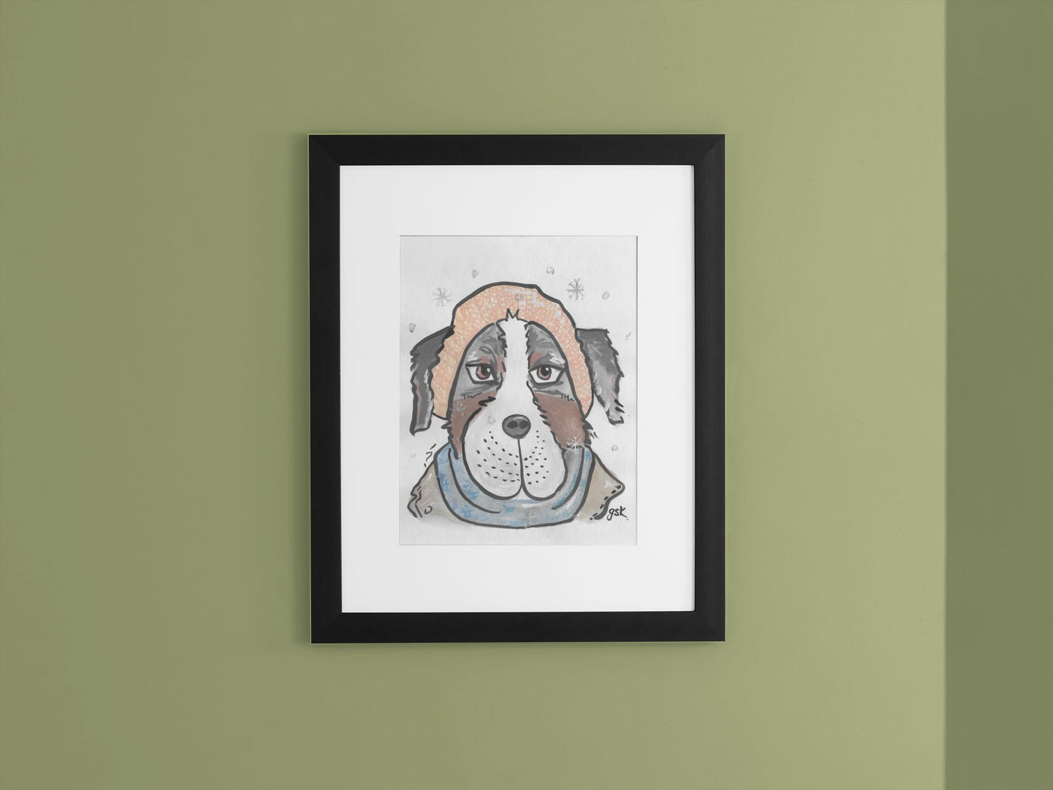 Bernese Mountain - Wall Art Printable - Dog Digital Download