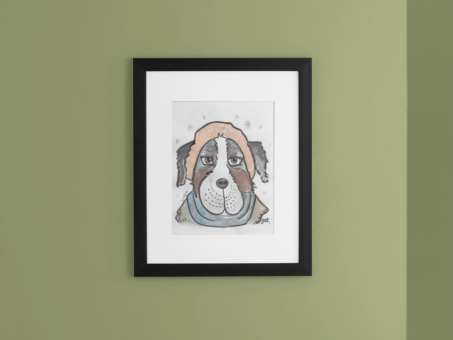 Bernese Mountain Wall Art
