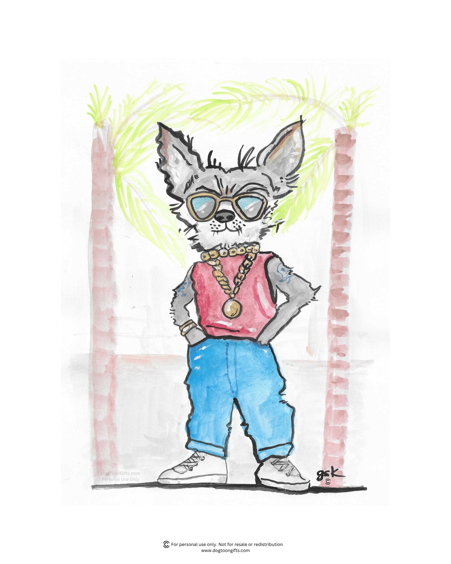 Chihuahua - Wall Art Printable - Dog Digital Download