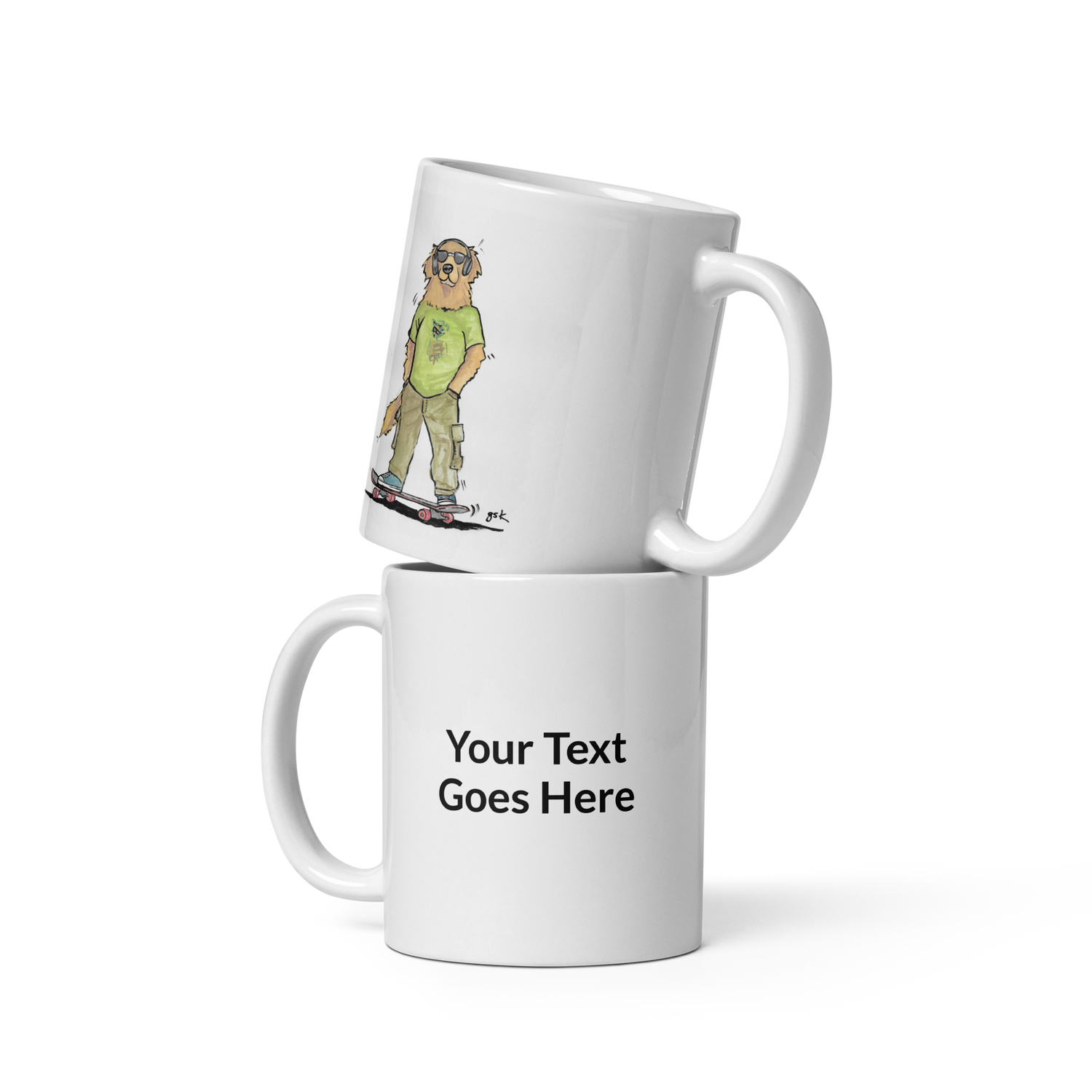 Custom Dog Mug – Personalized Gift with DogToon Art