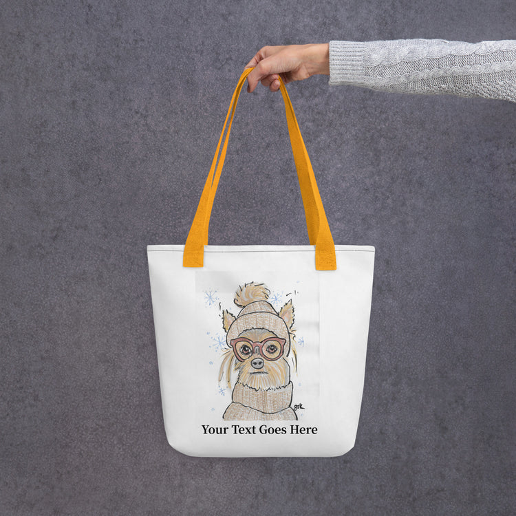 Custom Dog Tote Bag – Personalized Gift with DogToon Art