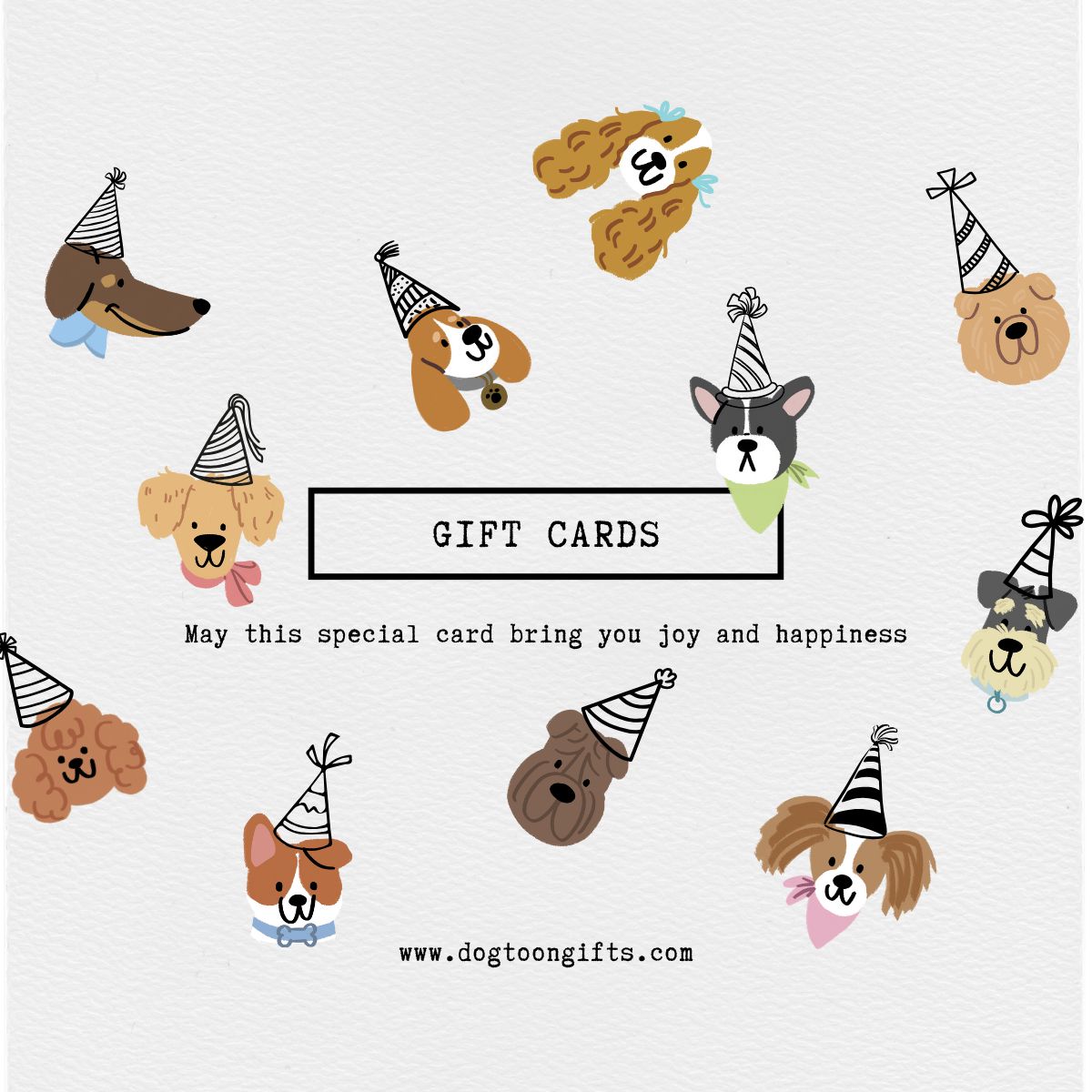 DogToonGifts Holiday Gift Card 