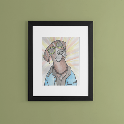 German Shorthaired Pointer - Wall Art Printable - Dog Digital Download