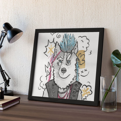 Husky - Wall Art Printable - Dog Digital Download