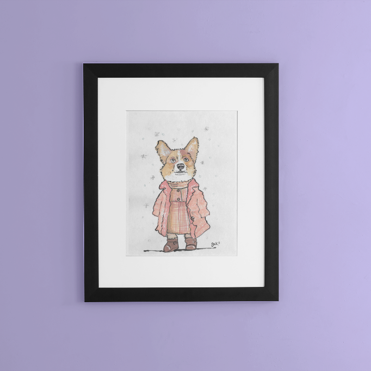 Pembroke Welsh Corgi - Wall Art Printable - Dog Digital Download