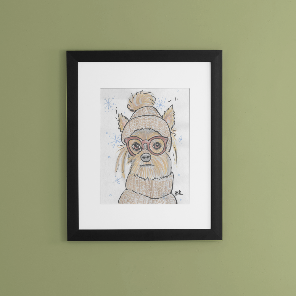 Yorkshire Terrier With Hat – Personal Use Only