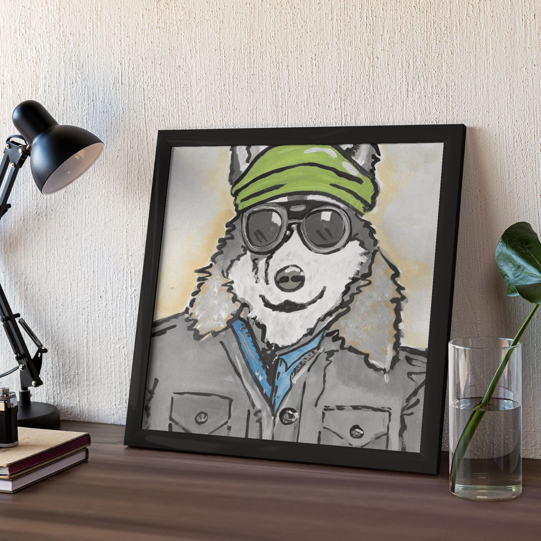 Husky - Wall Art Printable - Dog Digital Download