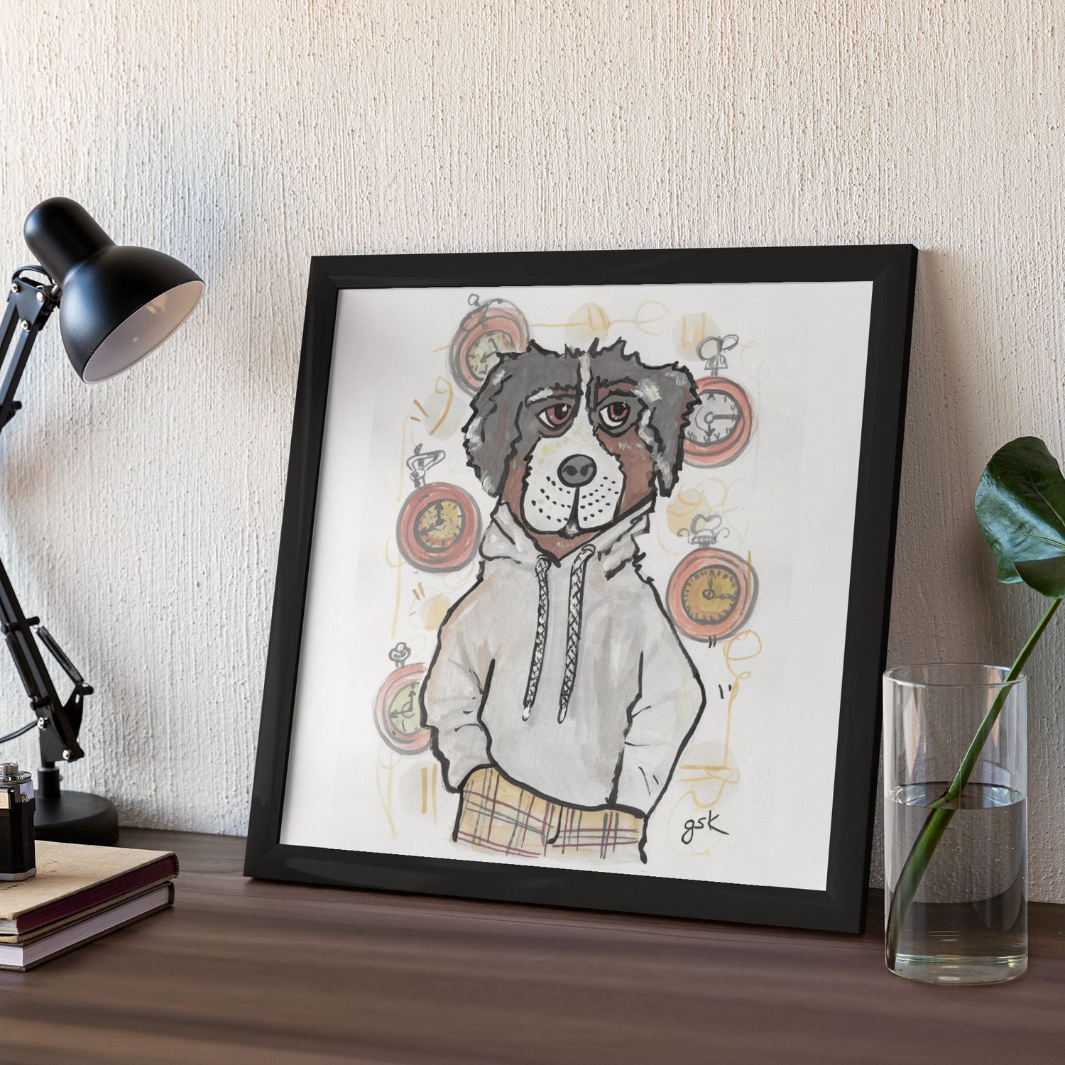 Bernese Mountain - Wall Art Printable - Dog Digital Download