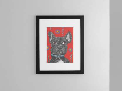 Bulldog - Wall Art Printable - Dog Digital Download