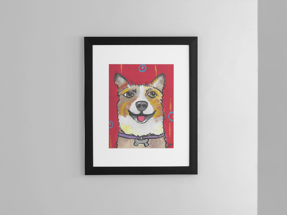 Pembroke Welsh Corgi - Wall Art Printable - Dog Digital Download