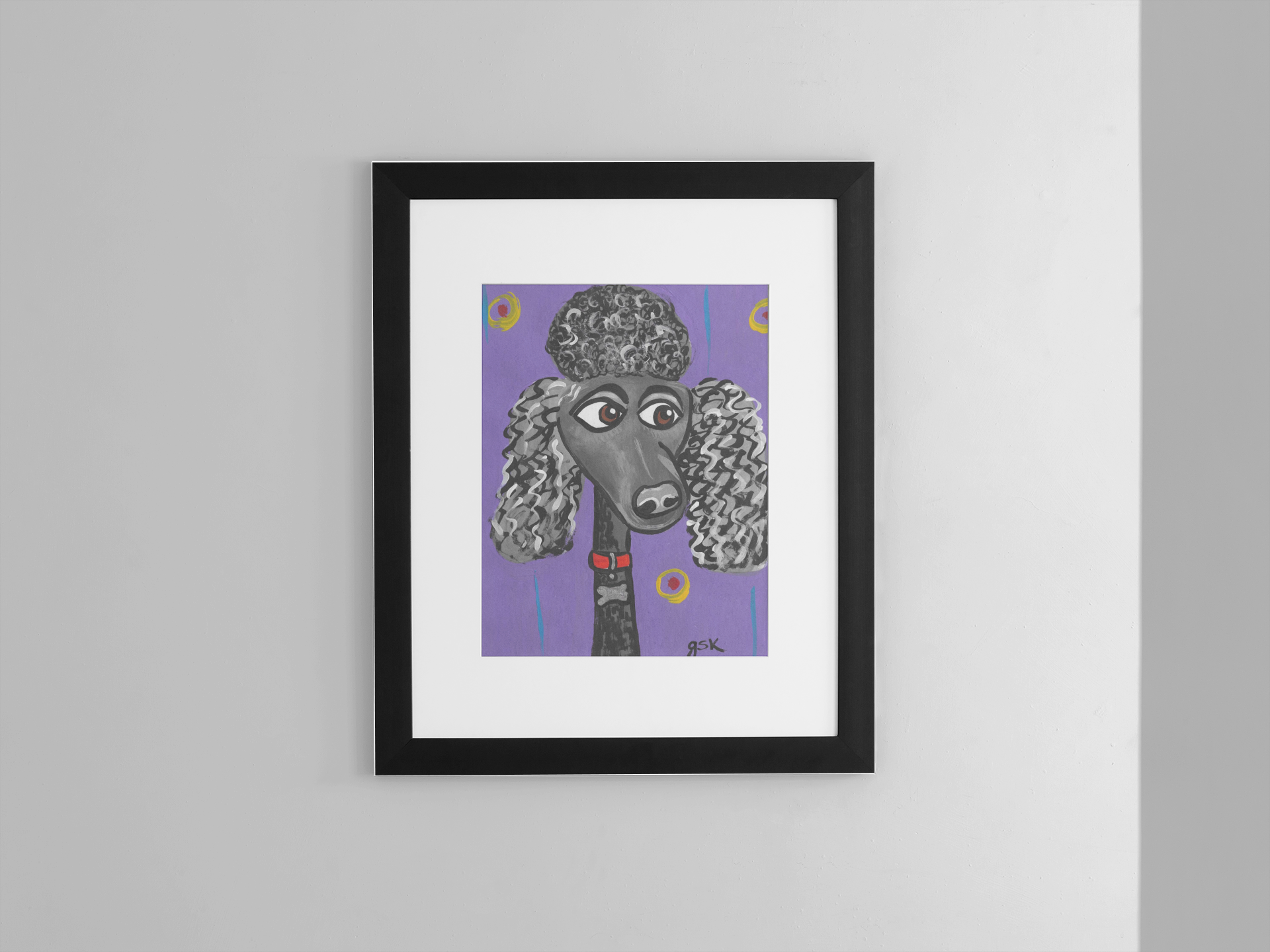 Poodle Wall Art