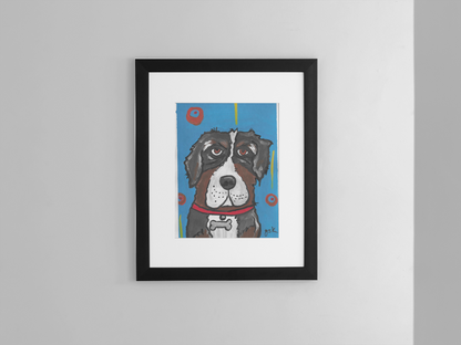 Bernese Mountain - Wall Art Printable - Dog Digital Download