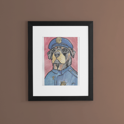 Rottweiler - Wall Art Printable - Dog Digital Download