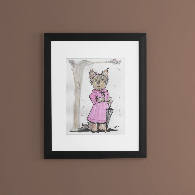 Yorkshire Terrier - Wall Art Printable - Dog Digital Download