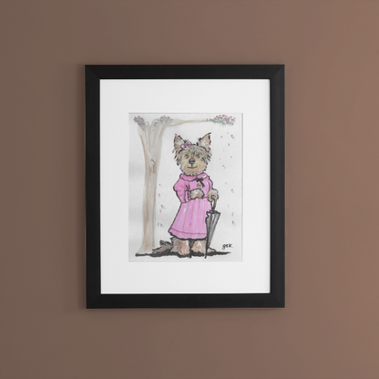Yorkshire Terrier - Wall Art Printable - Dog Digital Download
