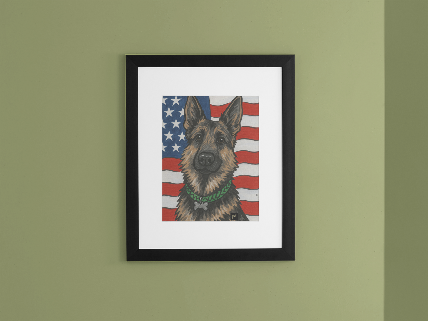 German Shepherd Wall Art