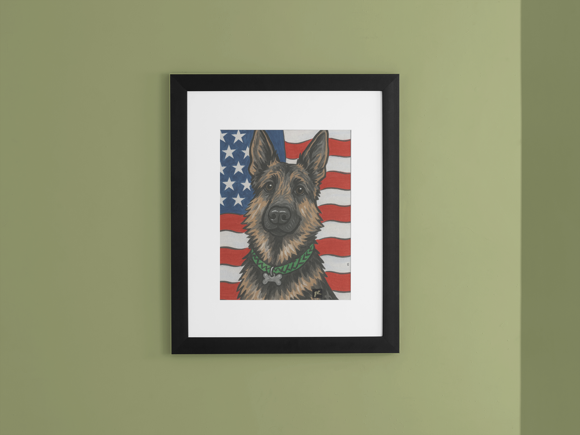 German Shepherd Wall Art