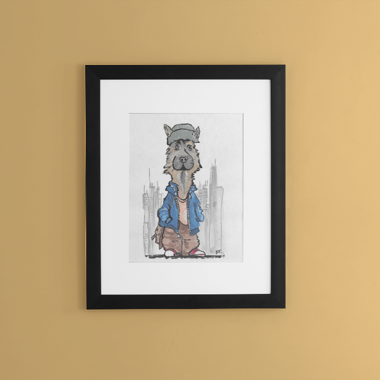 German Shepherd - Wall Art Printable - Dog Digital Download