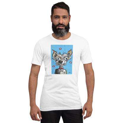 Chihuahua dog t-shirt with cartoon artwork