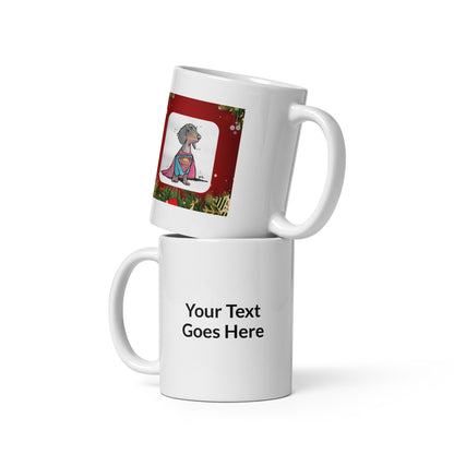 Christmas Custom Dog Mug – Personalized Gift with DogToon Art